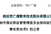 梦蛇之兆顶格重罚！*ST广道实控人被终身市场禁入